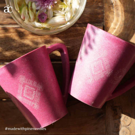 FOLK ART - PINK - SQUARE CIRCLE