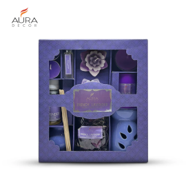 Aura Combo Gift Pack for Aromatherapy, Corporate Gifting Fragrance Lavender