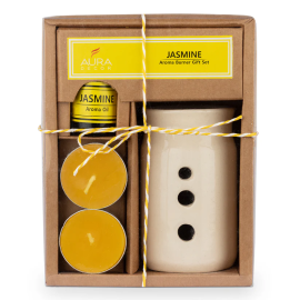 AuraDecor Aroma Oil Burner Gift Set ( Jasmine )