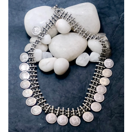 Silver Coin Necklace