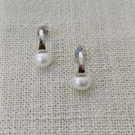 Pearl Silver Earrings