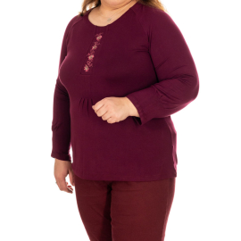 BLOUSE WITH EMBROIDERY SIZE L-XL
