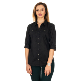 BUSINESS CASUAL BLACK SHIRT, SIZE M