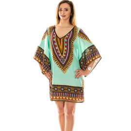 TURQUOISE SUMMER DRESS SIZE ML