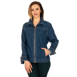 CARA CASUAL DENIM JACKET, SIZE L