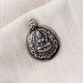 Laxmi Silver Pendant