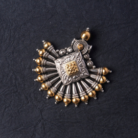 2 Tone Silver Pendant