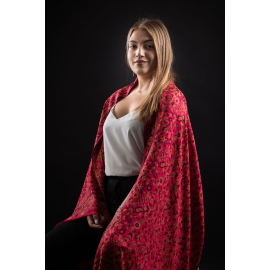 KANI INDIA FLORAL RED SHAWL – BEST PASHMINA SHAWL