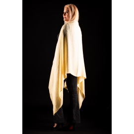 PLAIN PASTEL YELLOW PASHMINA SHAWL