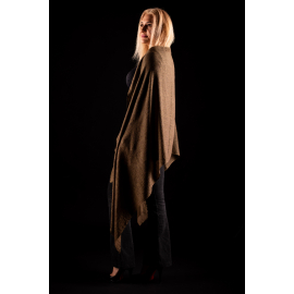 PLAIN BROWN PASHMINA SHAWL