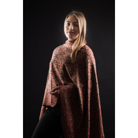 KANI SHAWL INDIA BEIGE BROWN RED – BEST PASHMINA SHAWL