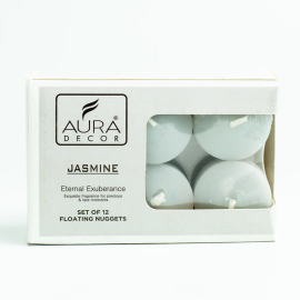 AuraDecor Nugget Set of 12 Fragrance ( Burn Time 3 Hours ) Jasmine