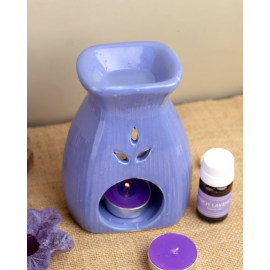 AuraDecor Aroma Diffuser Gift Set with Incense Sticks & Floating Candles ( Lavender Blue )