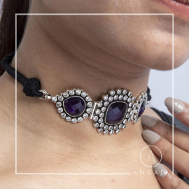 Silver Stone Choker