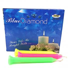 Blue Diamond Festive Candles